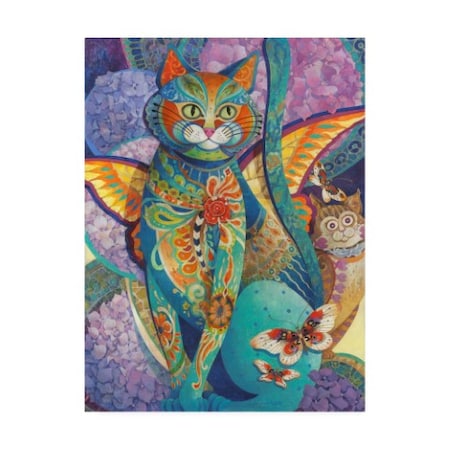 David Galchutt 'Feline Fiesta' Canvas Art,35x47